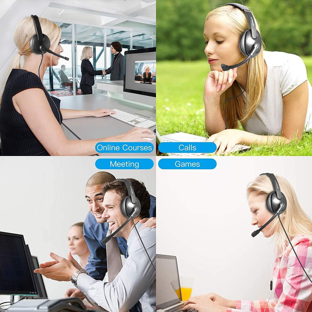 Accutone Stereo USB Headset