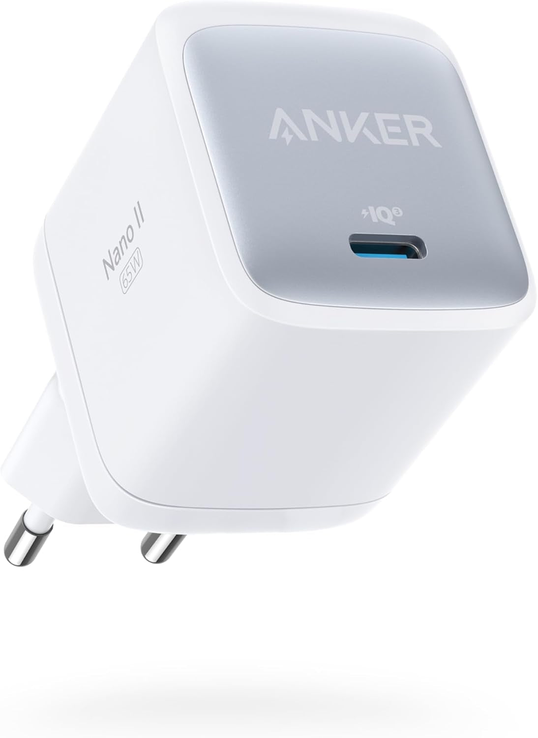 Anker Nano II 65W USB-C Oplader med hurtig opladning og GaN II-teknologi
