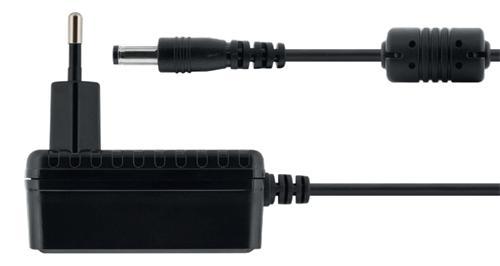 DELTACO strømadapter, 100-240V AC 50/60Hz til 5V DC, 3A, 1,5m kabel, sort