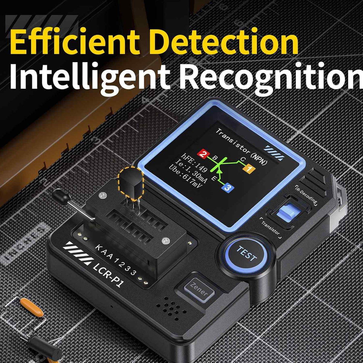 FNIRSI LCR-P1 Multifunktion LCR Transistor Kondensator Tester