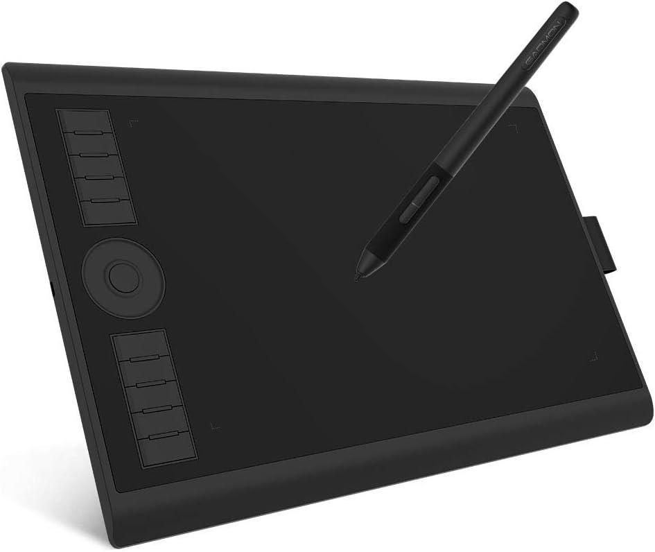 GAOMON M10K Version Pen Tablet - 25,4 x 16,9 cm grafisk tablet med 8192 trykfølsomhedsniveauer