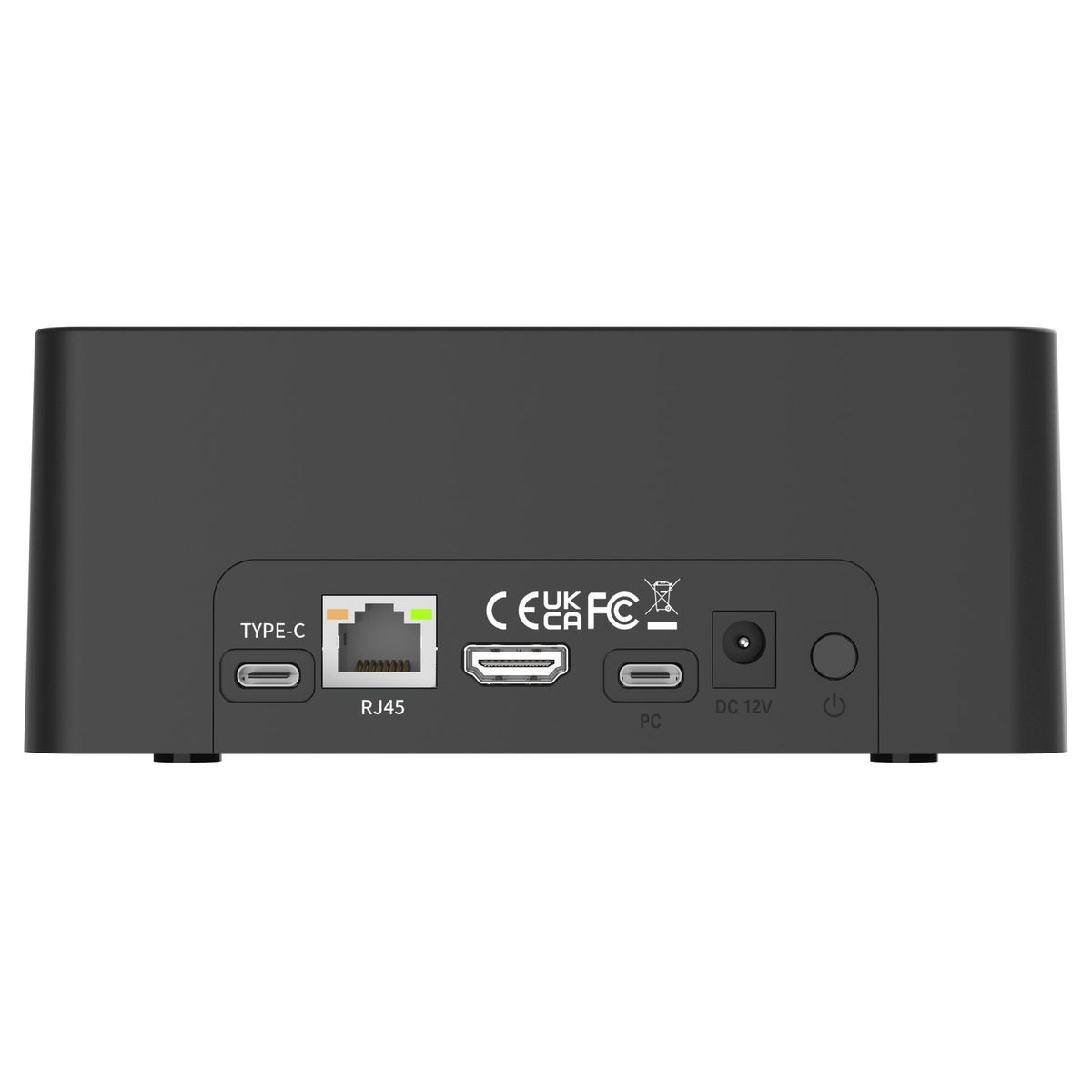 Maiwo K3082P HDD USB-C Dual dockingstation med klon 10Gbps HDMI 4K60Hz Giga Lan kortlæser SD og MicroSD USB HUB 2xUSB-A og 2xUSB-C