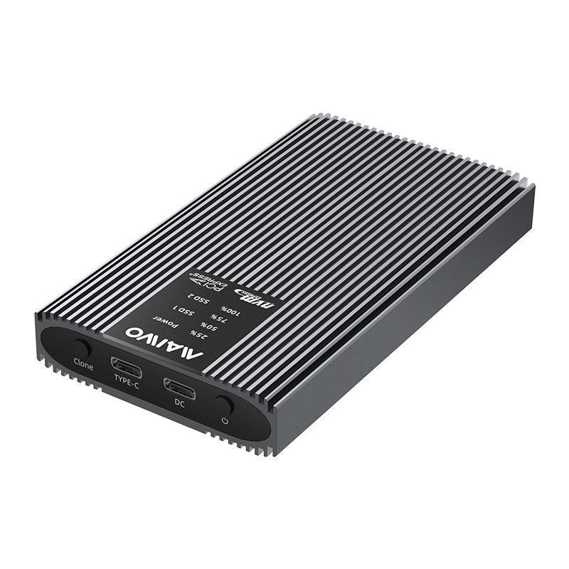 Maiwo K2022P eksternt kabinet til harddiskkloning M.2 NVMe SSD USB3.2 20Gbps