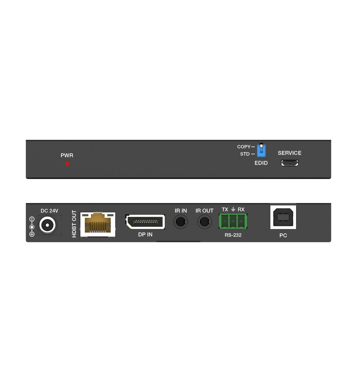 NÖRDIC 4K60 HDBaseT Displayport KVM Forlænger 150m