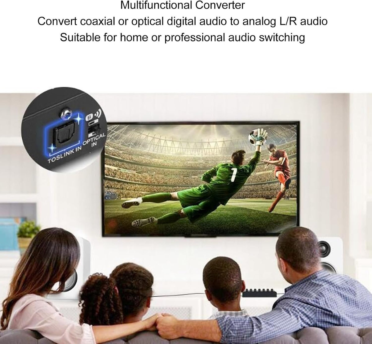 NÖRDIC digitalt og analogt lydinterface med bluetooth