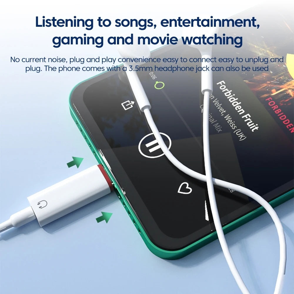 NÖRDIC Lightning Audio-adapter Non MFI