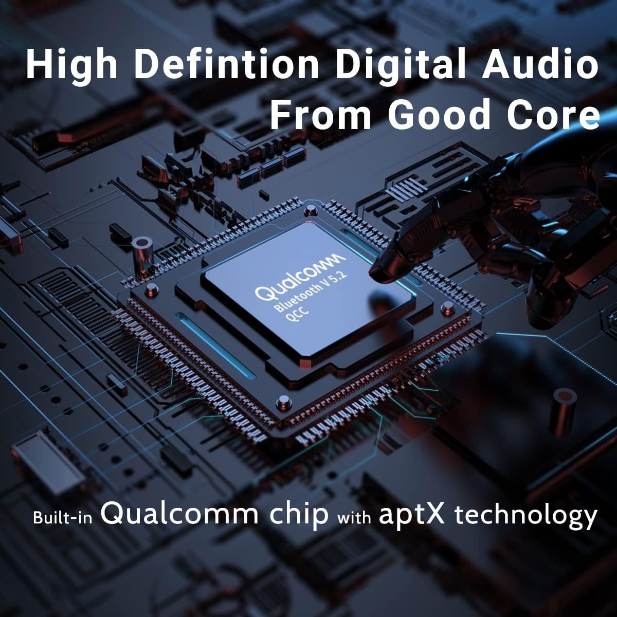 NÖRDIC USB-A Bluetooth 5.2 Qualcomm aptX adaptiv aptX LL aptX HD 24bit 96Khz lydadapter