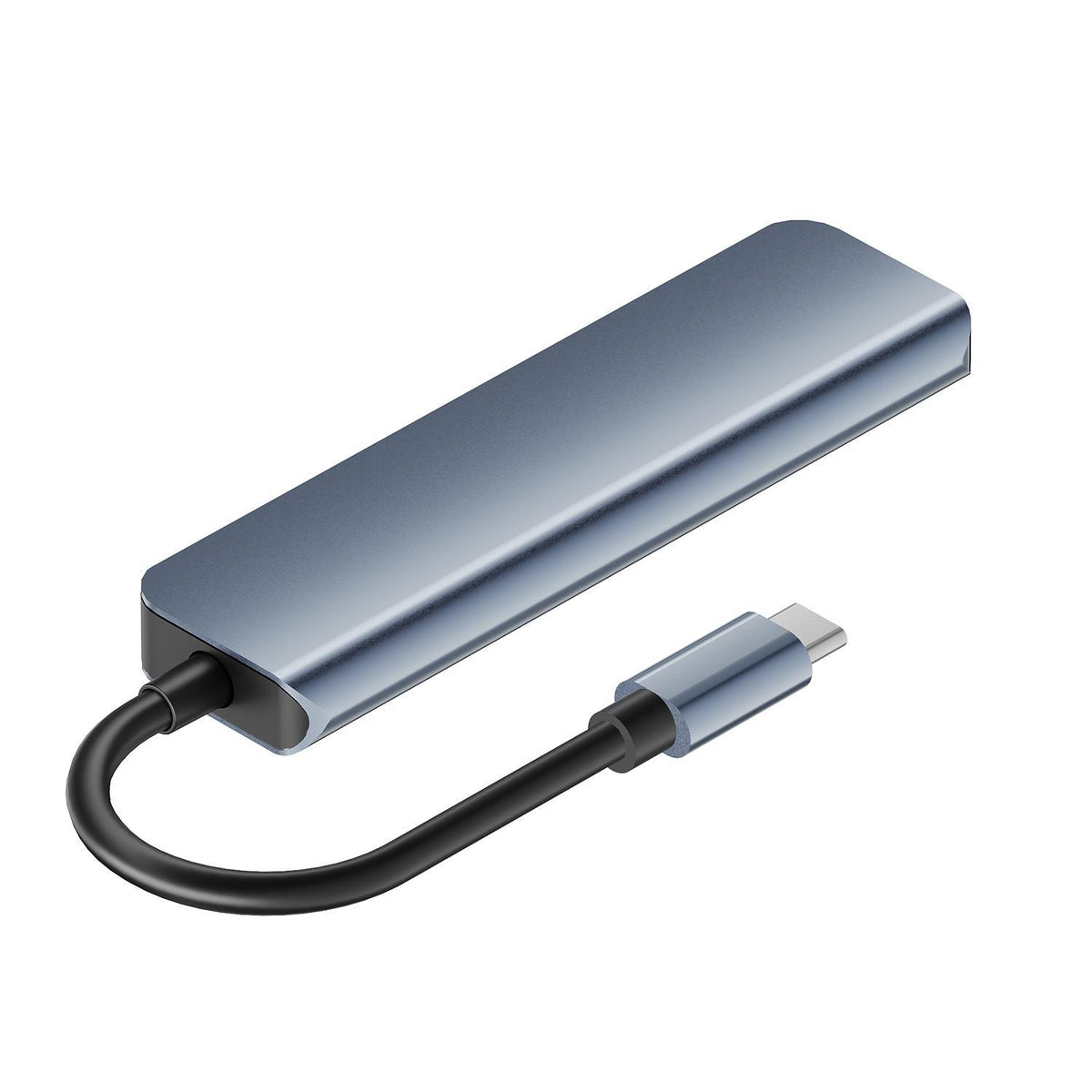 NÖRDIC USB-C 5-ports Hub 3xUSB-A 2.0, 1xUSB-A 3.1 og 1xUSB-C PD100W