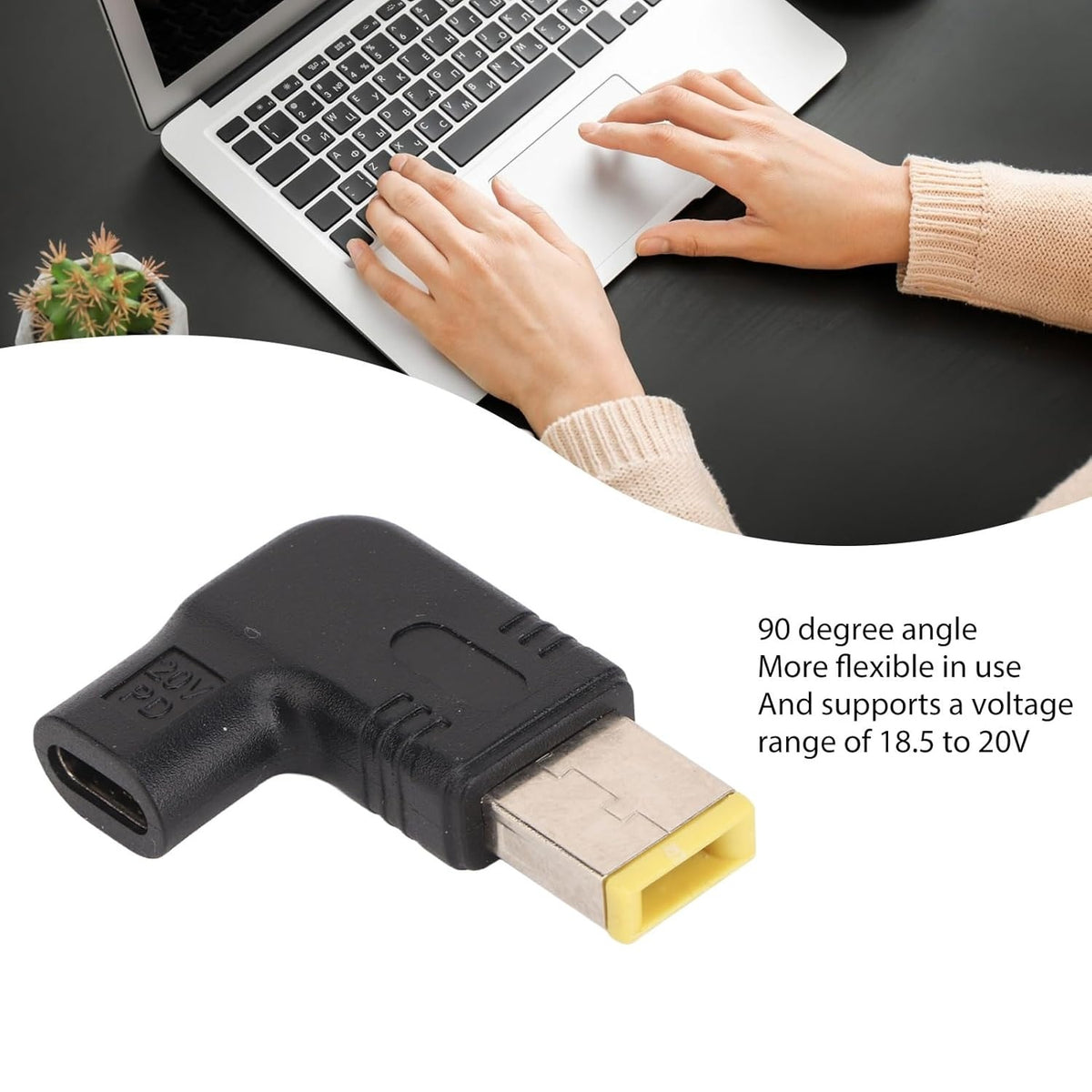 NÖRDIC USB-C adapter til Lenovo Yellow Square 100W