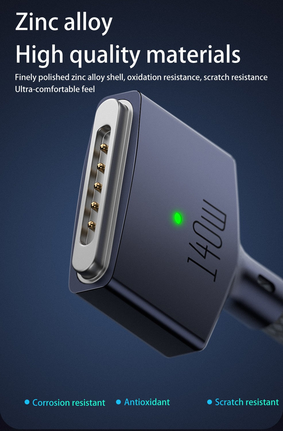 NÖRDIC USB-C til Mag Safe 3 opladerkabel 1,8m