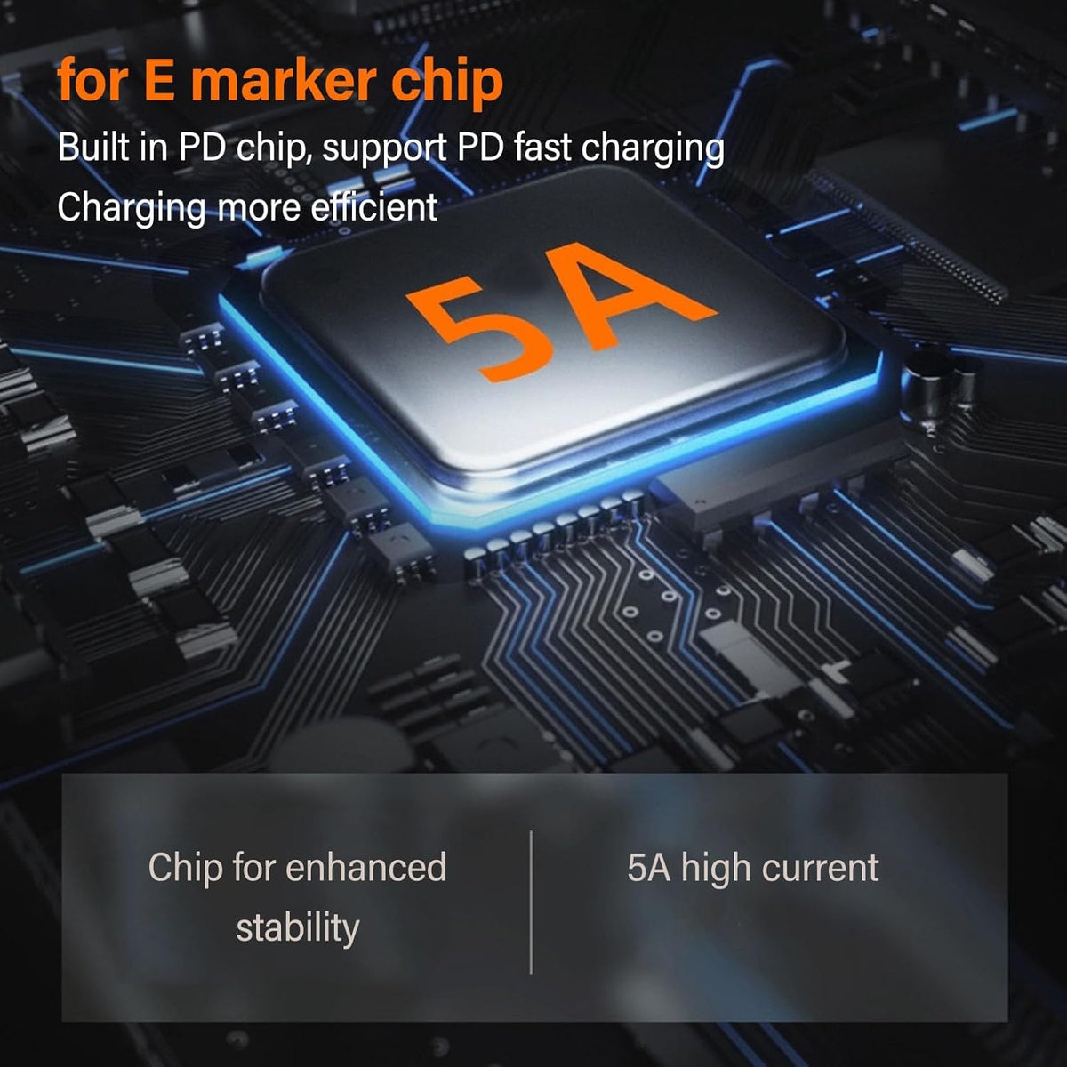 NÖRDIC USB-C til DC 4.5x3.0mm adapter 100W 12-20V til HP-bærbare