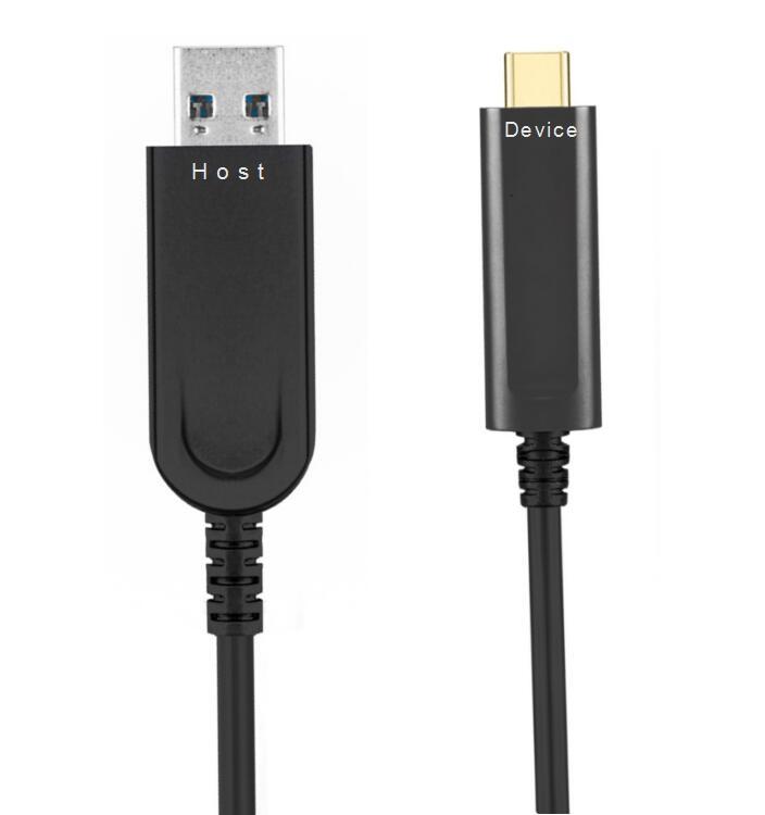 NÖRDIC active AOC Fiber 15m USB 3.2 SuperSpeed 10Gbps USB-A till USB C Data transmission only