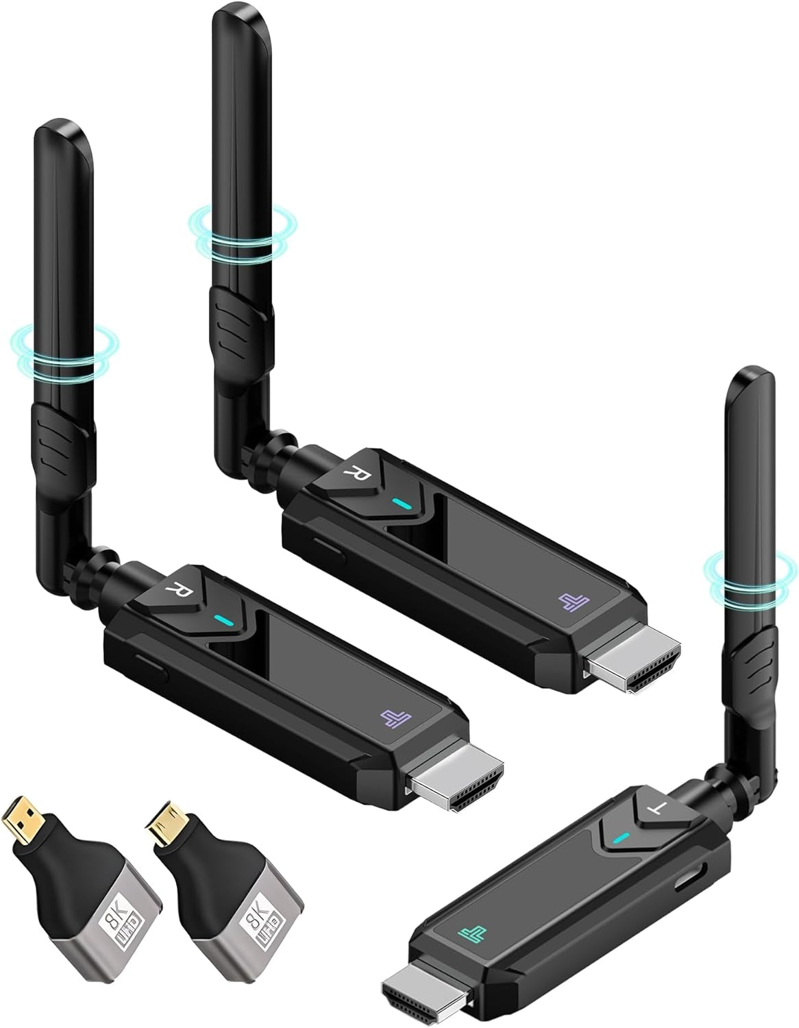 Trådløs HDMI-sender/modtager 1 til 2, 1080P 60Hz 400 m