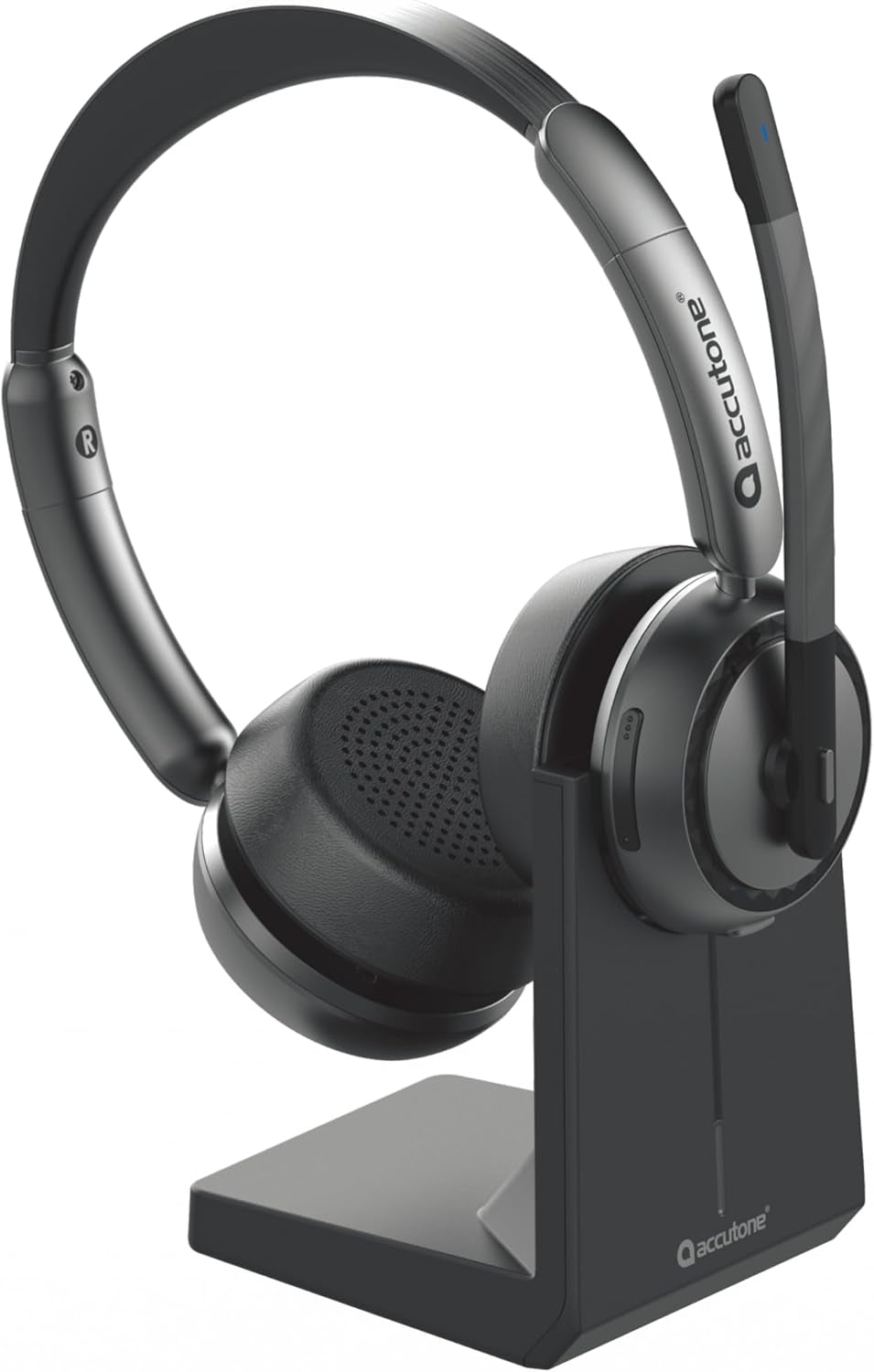 Accutone Sonar 85 Bluetooth trådløst headset med mikrofon, Bluetooth-headset med aktiv støjreduktion