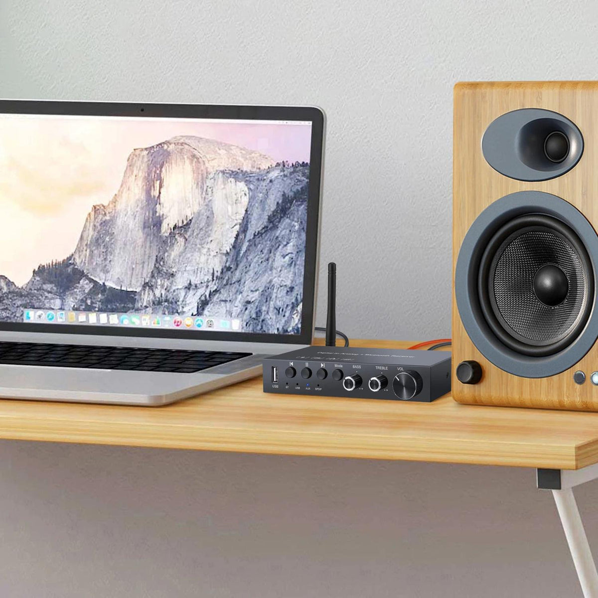 Digital til lyd lydkonverter 192Khz DAC med Bluetooth og USB