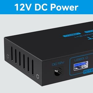 NÖRDIC KVM-switch 2 til 1 DisplayPort til DisplayPort, 8K60Hz/4K120Hz, 4x USB-A
