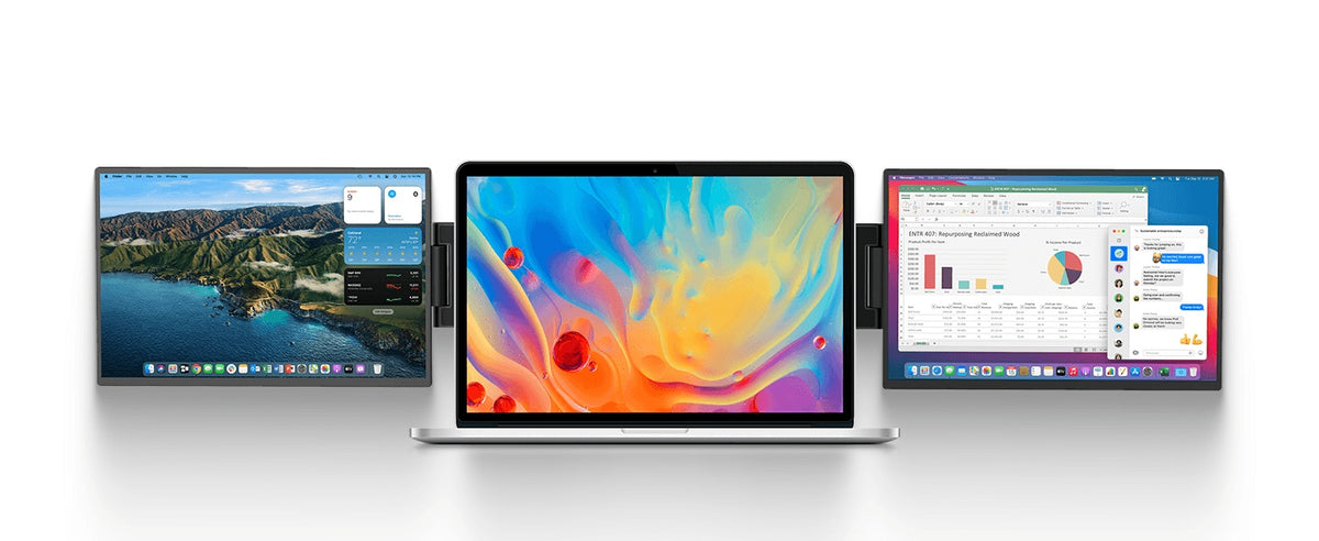 Laptop 14" Dual Screen Extender, 1920×1200p 60Hz, IPS, Ultra tynd og Let