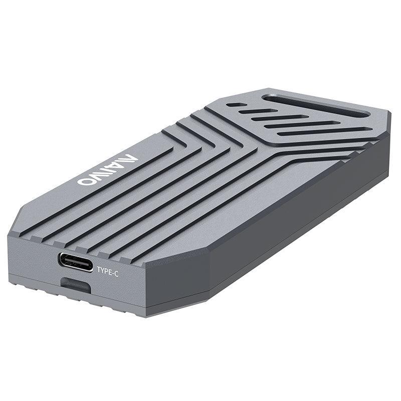 Maiwo K1695 USB4.0 NVMe eksternt kabinet 8TB M og B&M nøgle 2280