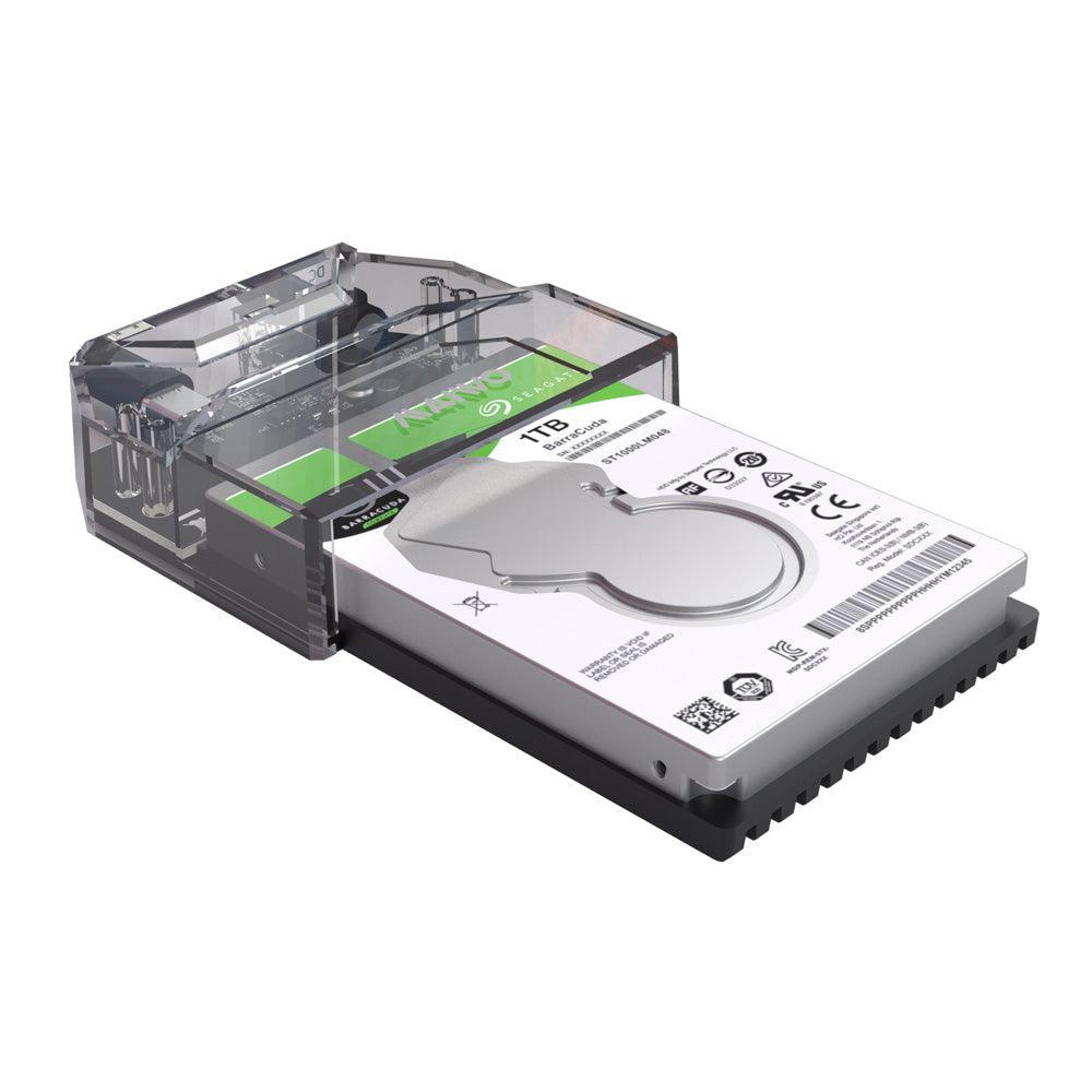 Maiwo K108S eksternt kabinet USB-C 3.2 Gen1 5 Gbps til 2.5" SATA / SSD HDD