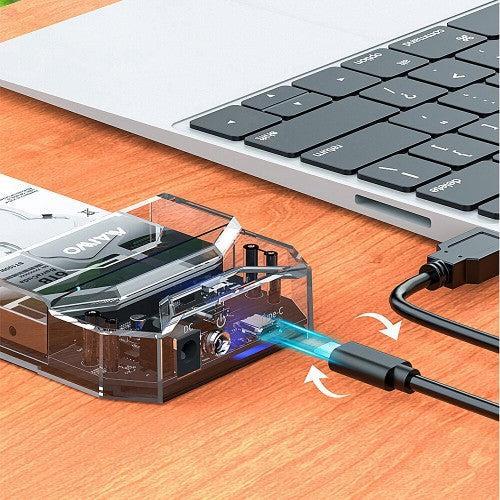 Maiwo K108S eksternt kabinet USB-C 3.2 Gen1 5 Gbps til 2.5" SATA / SSD HDD