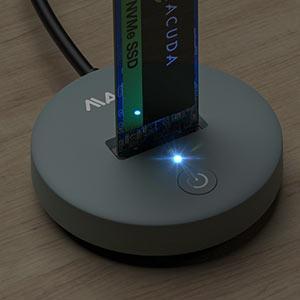 Maiwo K1698P2 USB-C 3.2 dockingstation til NVMe/SATA M.2 SSD 10 Gbps
