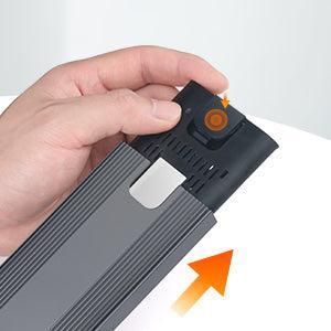 Maiwo K2022P eksternt kabinet til harddiskkloning M.2 NVMe SSD USB3.2 20Gbps