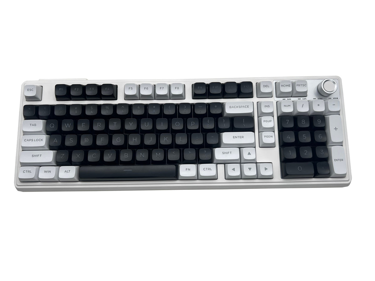 NÖRDIC Mekanisk tastatur med volumeknap, Bluetooth/kablet, US-layout