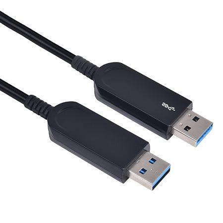 NÖRDIC 10m Aktiv AOC 10Gbps fiberkabel USB 3.2 A til USB3.2 A