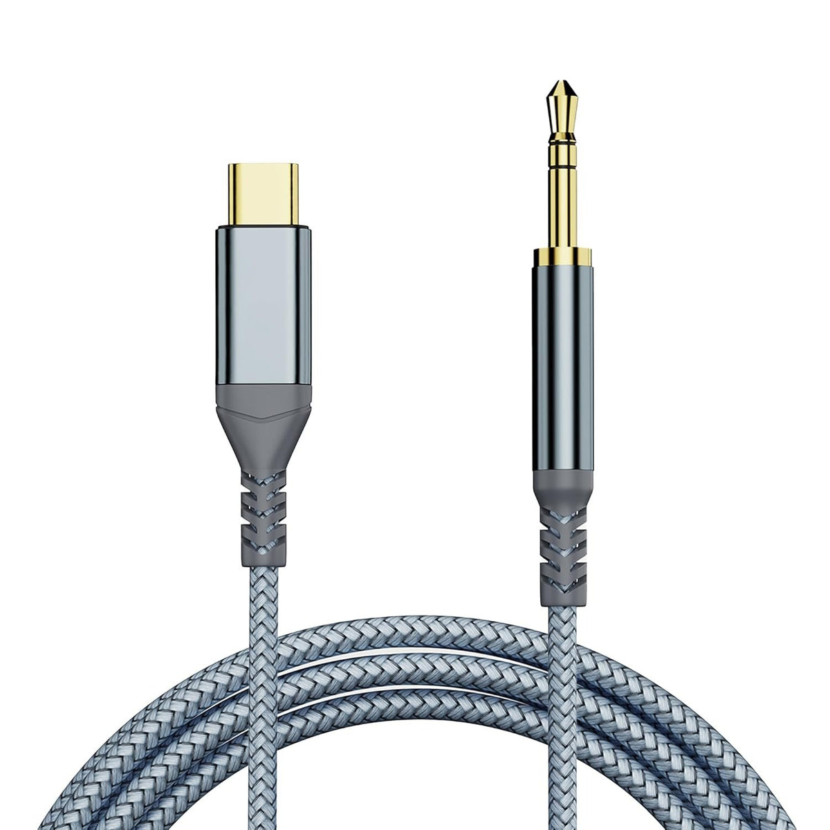 NÖRDIC 1,2 m USB-C til 3,5 mm hovedtelefon audio AUX kabel