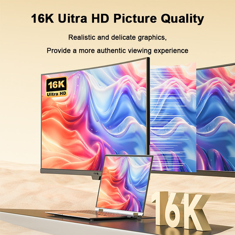 NÖRDIC 1m HDMI 2.2 kabel 96 Gbps, understøtter 16K 60Hz, 8K 240Hz, 4K 480Hz, HDCP 2.2 & 2.3, DTS:X, Dynamic HDR10+ og eARC