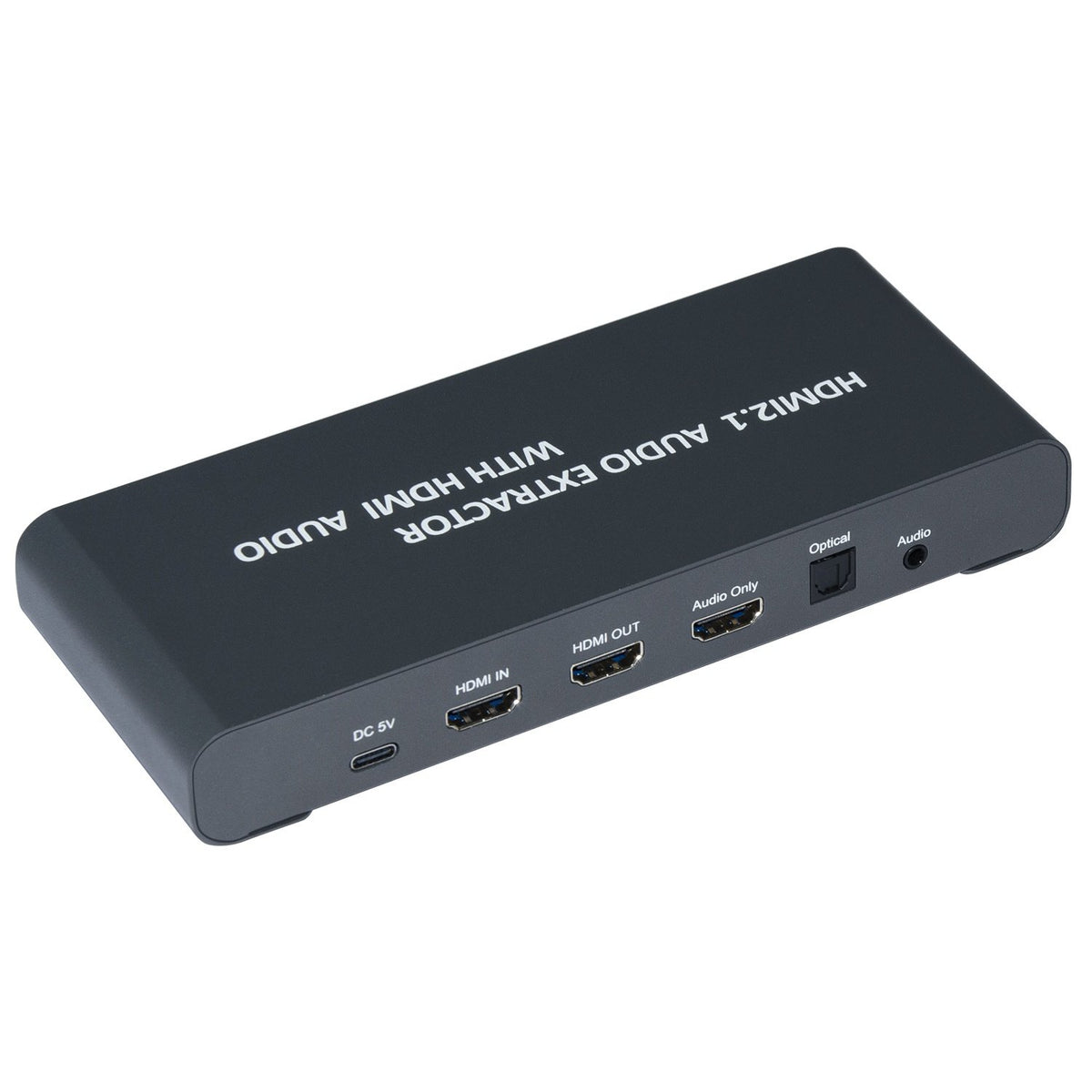 NÖRDIC 1 til 2 HDMI 2.1 extractor med HDMI Audio SPDIF Stereo Dolby Atmos, DTS Master