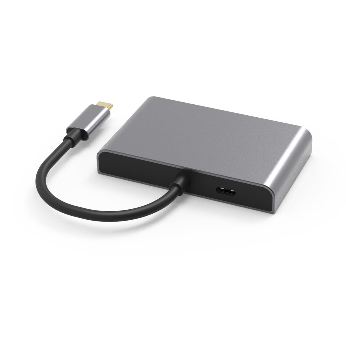 NÖRDIC 1 til 4 USB-C dockingstation 3 skærme 2xDP 4K60Hz, 1xHDMI 4K60Hz 1x USB-C PD100W