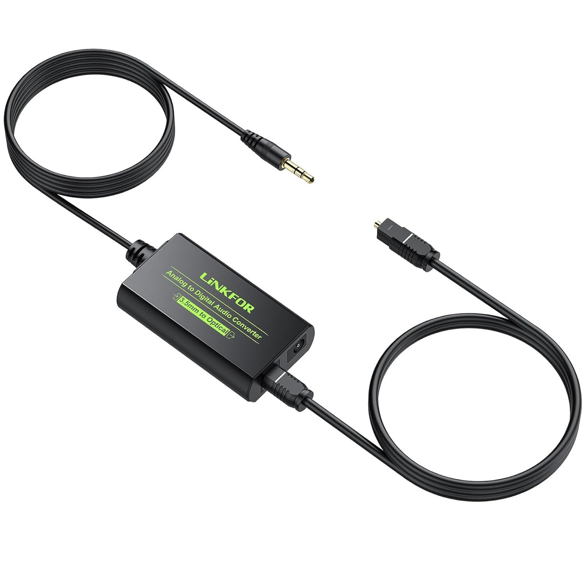 NÖRDIC 48kHz ADC analog til digital konverter 3,5 mm til SPDIF Toslink