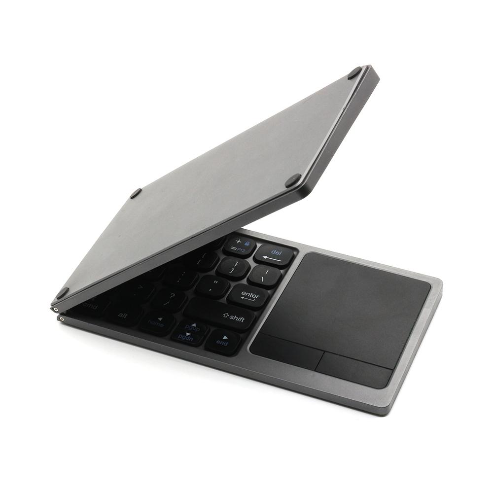NÖRDIC Bluetooth-tastatur med touchpad US Layout 64-taster MacOS, iOS, Windows, Android