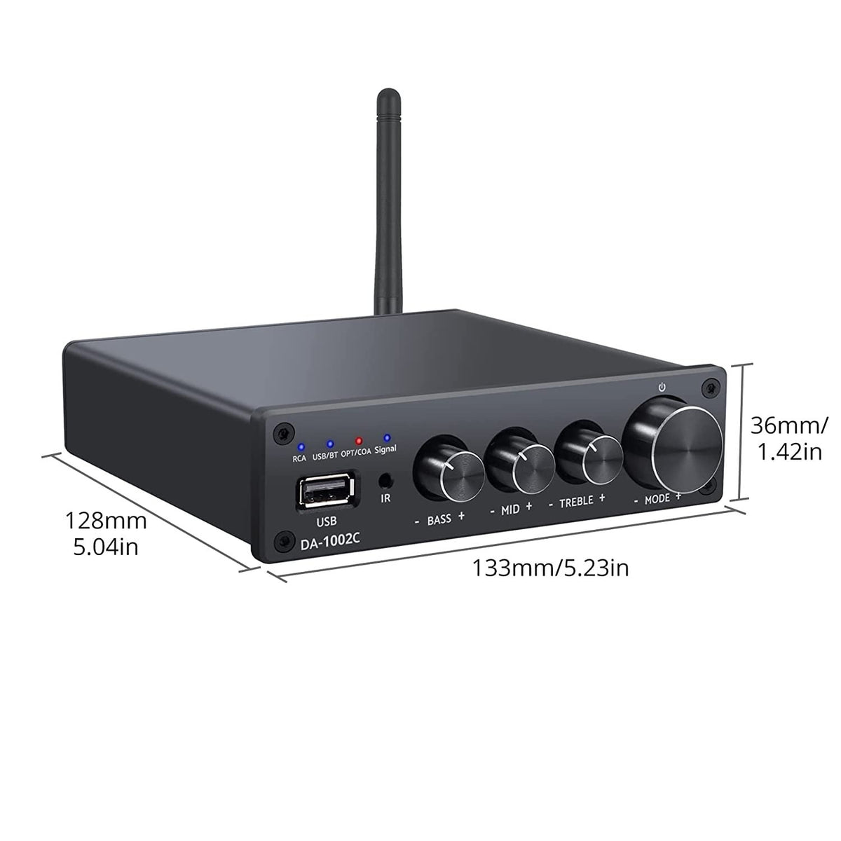NÖRDIC Bluetooth Hifi Class-D forstærker og digital til analog konverter DAC