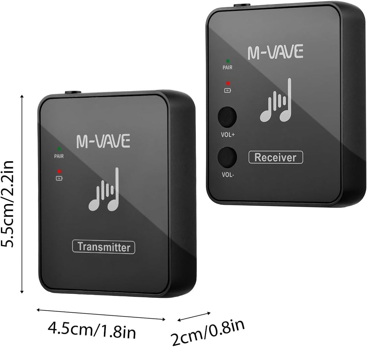 NÖRDIC Genopladeligt In-Ear Monitor-system med modtager