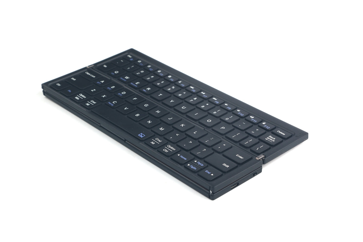 NÖRDIC foldbart Bluetooth-tastatur med touchpad til iOS, Android, Windows, laptop, PC, tablet og smartphone, US layout