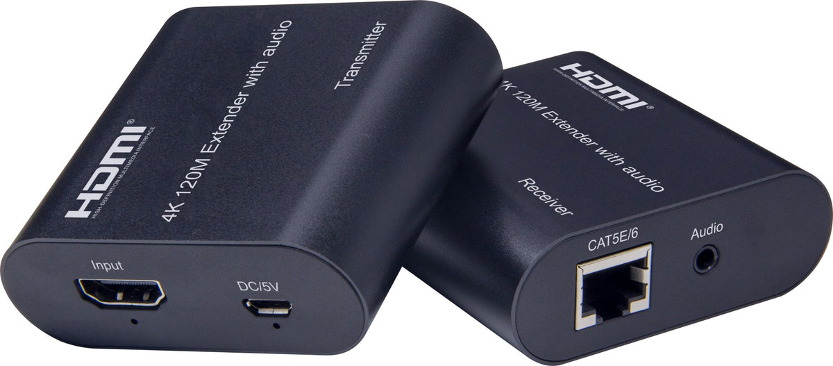 NÖRDIC HDMI-forlænger 120m 4K30Hz med lydoverførsel