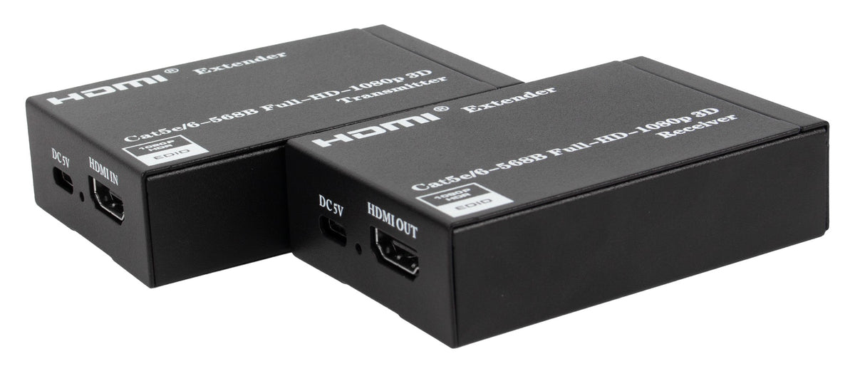 NÖRDIC HDMI-forlænger over Cat5e/6 med understøttelse af 3D, 1080p/60Hz og IR