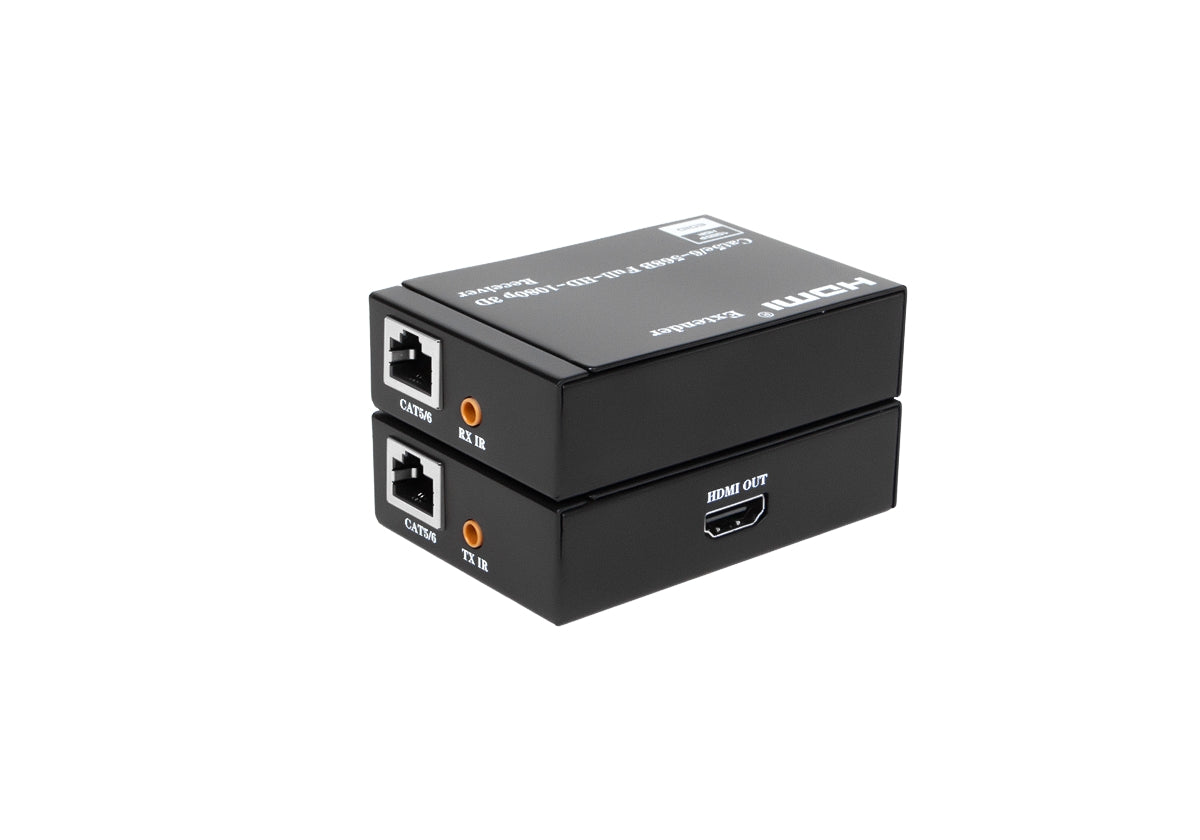 NÖRDIC HDMI-forlænger over Cat5e/6 med understøttelse af 3D, 1080p/60Hz og IR