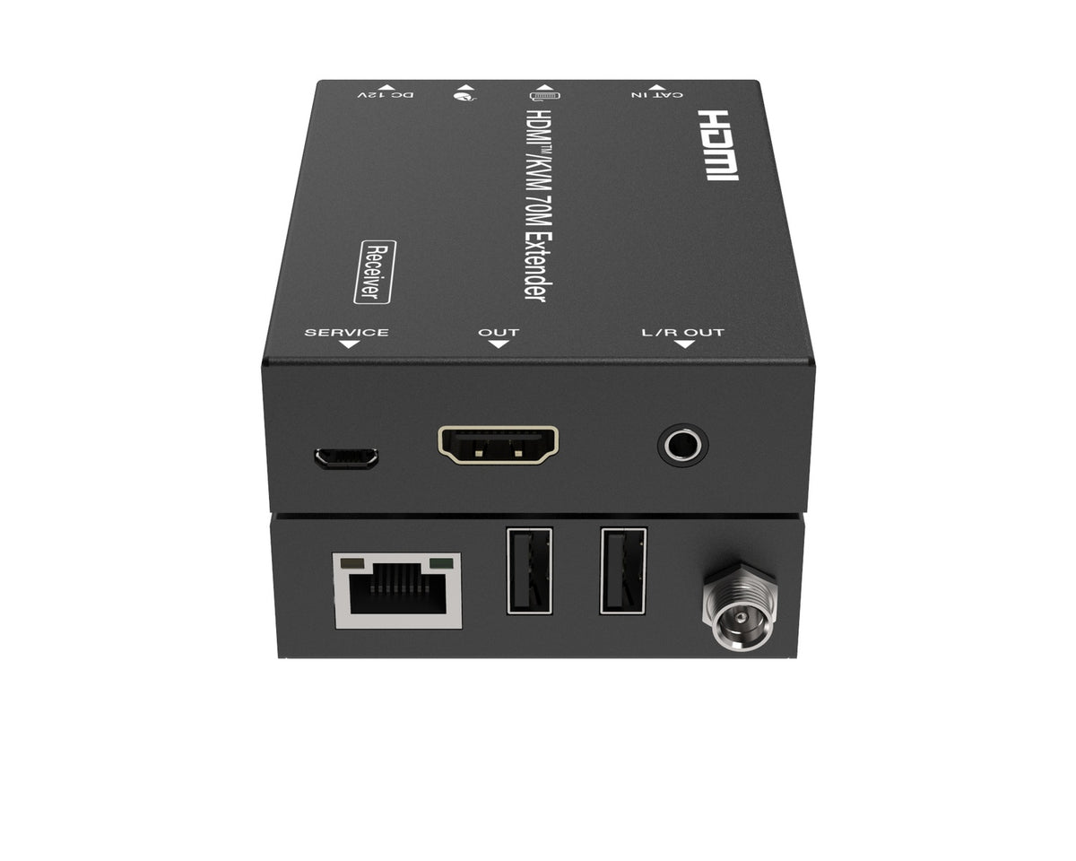 NÖRDIC KVM Forlænger HDMI 4K60Hz 70m CAT6