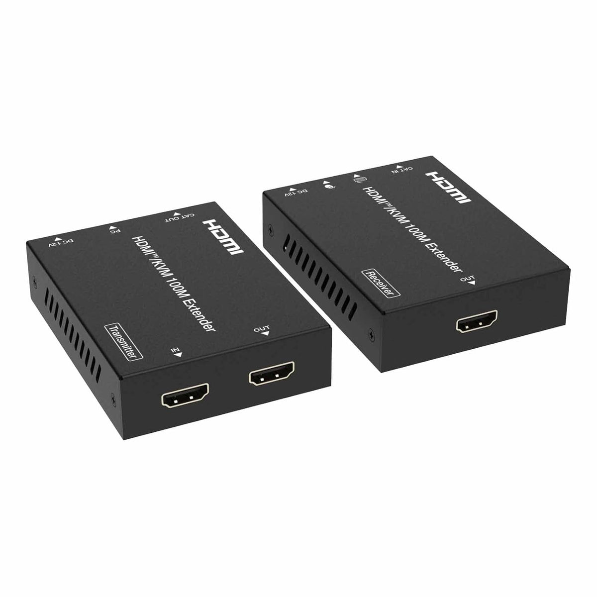 NÖRDIC KVM-forlænger HDMI 1080p60Hz 100m CAT6