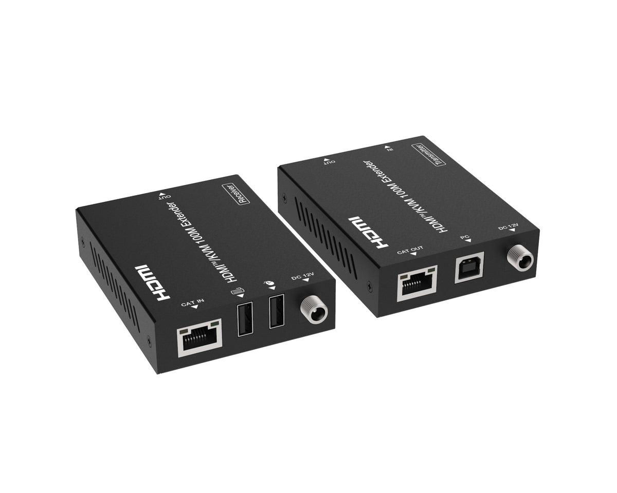 NÖRDIC KVM-forlænger HDMI 1080p60Hz 100m CAT6