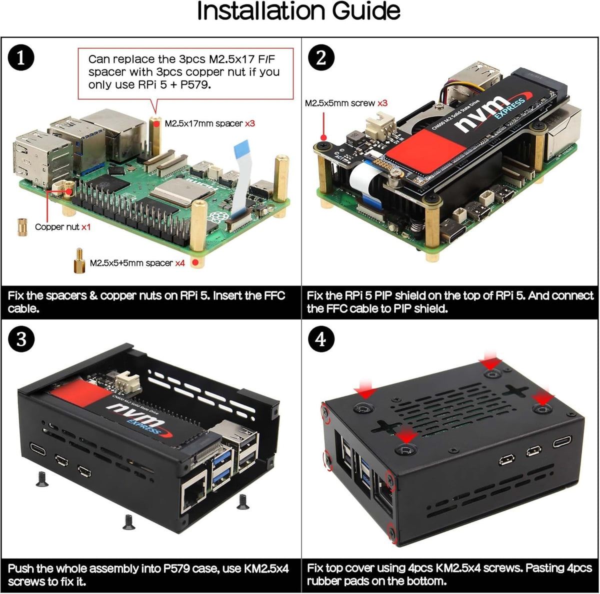 NÖRDIC Raspberry Pi 5-kabinet med understøttelse af PCIe M.2 NVMe SSD
