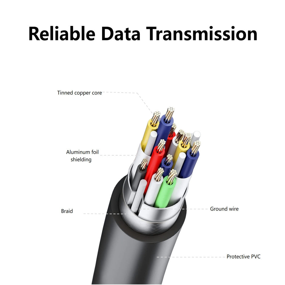 NÖRDIC USB 3.0-kabel USB-C til USB-B 5Gbps 15m USB-printerkabel