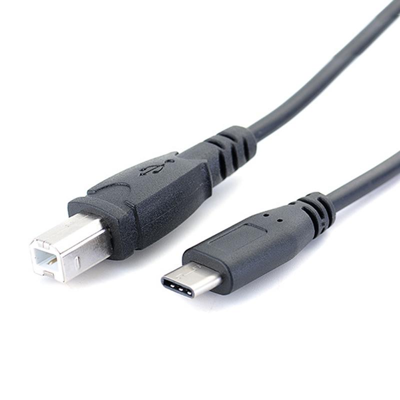 NÖRDIC USB-C 2.0 til USB-B 2.0 datakabel 3m USB-printerkabel