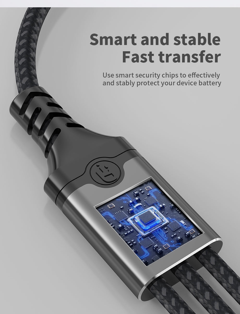 NÖRDIC USB-C/A hub til 3xUSB-C