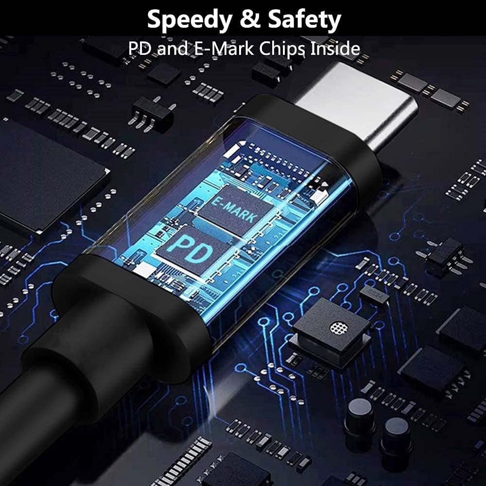 NÖRDIC USB-C til Lenovo Yellow Square kabel 65W 1,5m