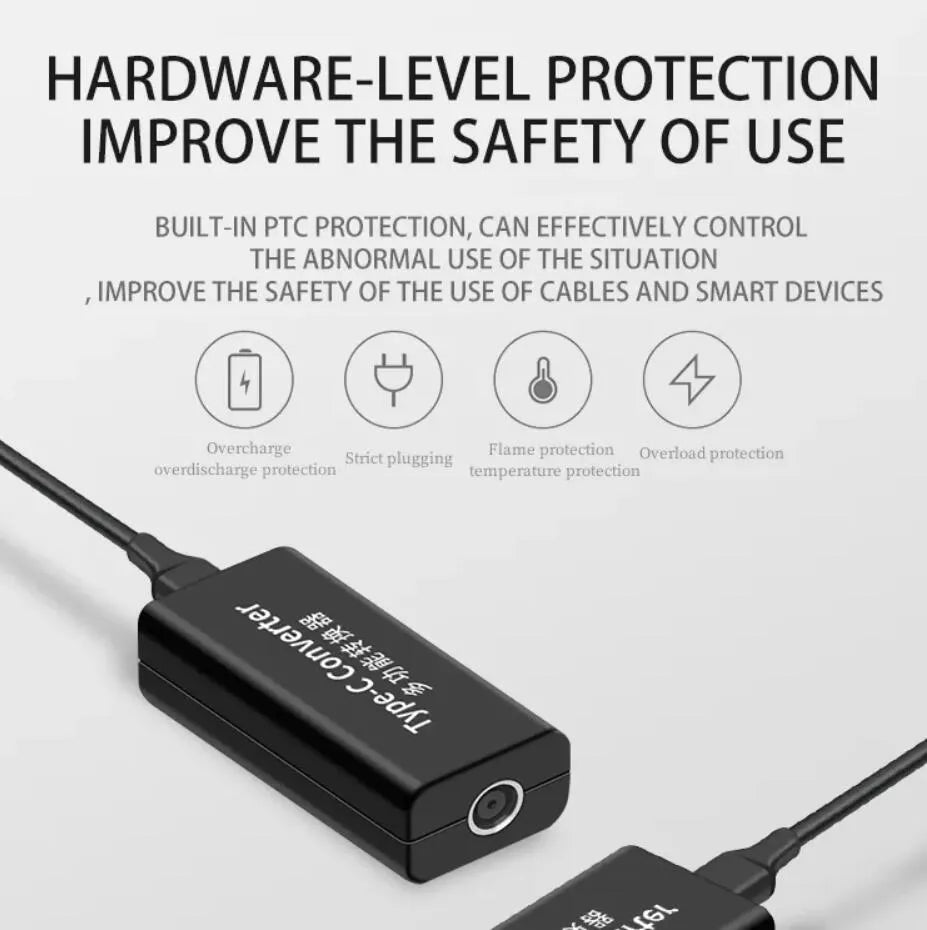 NÖRDIC USB-C til DC 4.5×3.0mm adapter