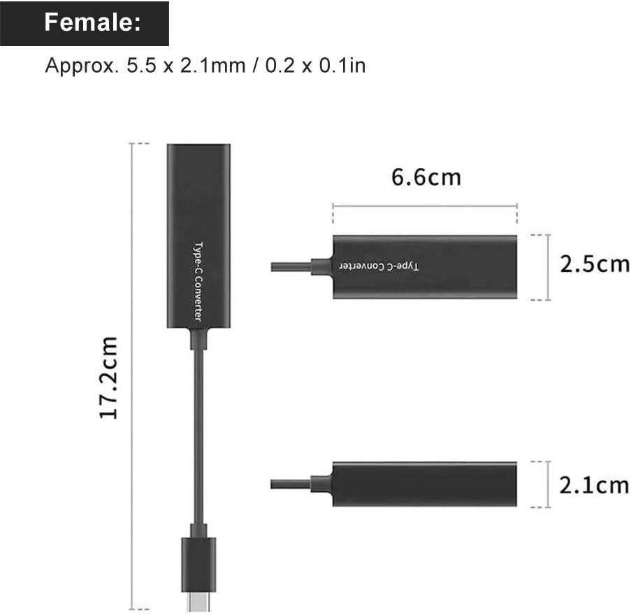NÖRDIC USB-C til DC 5.5x2.5mm adapter